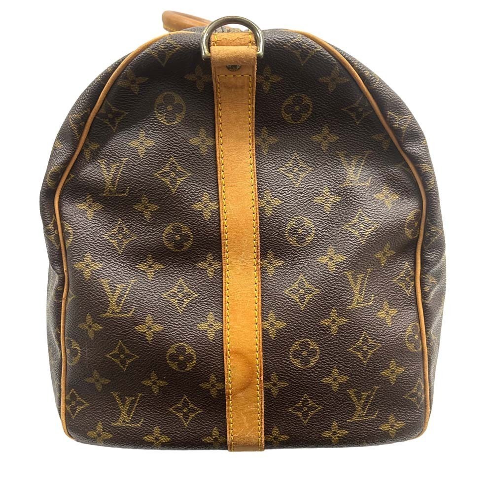 Louis Vuitton Shoulder Boston Monogram Keepall Crossbody Brown Bag Bandouliere - Picture 3 of 10